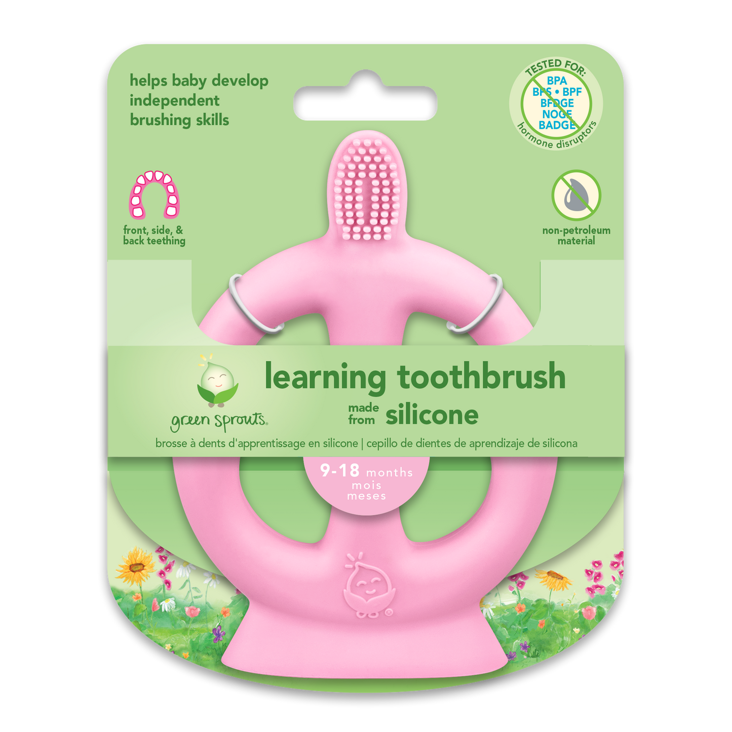 Learning Toothbrush made from Silicone