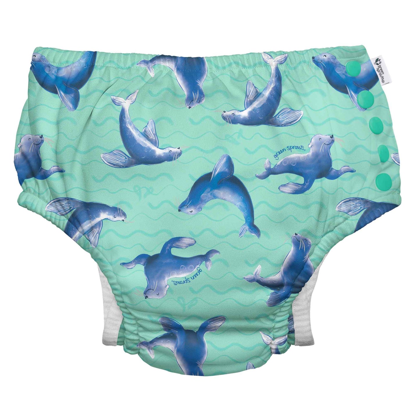 Eco Snap Swim Diaper with Gusset (Biodiversity Collection)