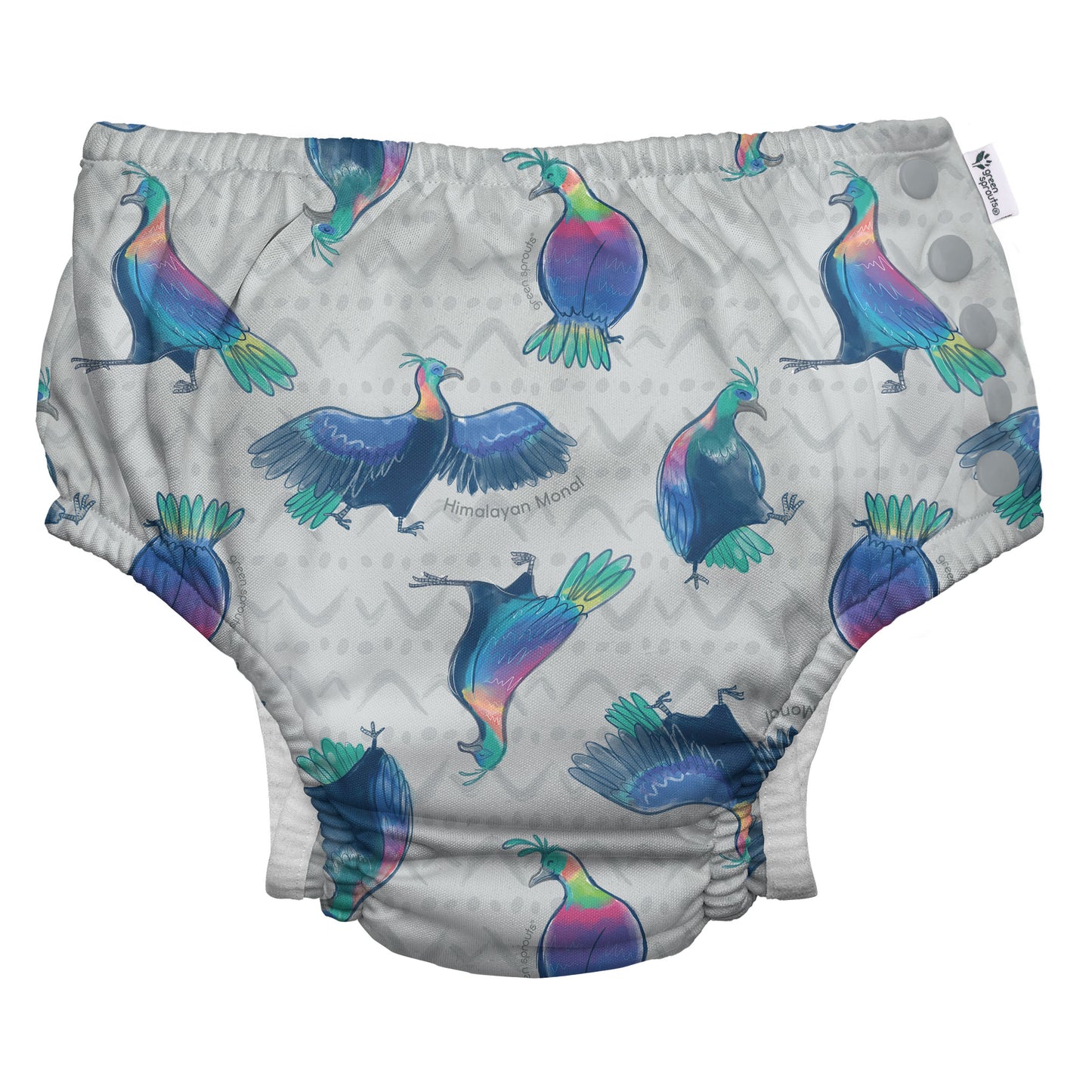 Eco Snap Swim Diaper with Gusset (Biodiversity Collection)