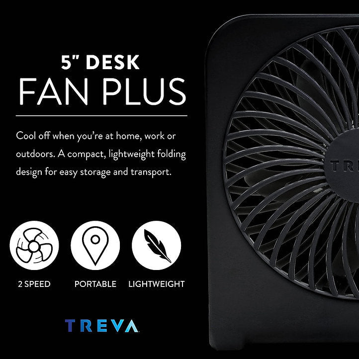 5" DESK FAN USB