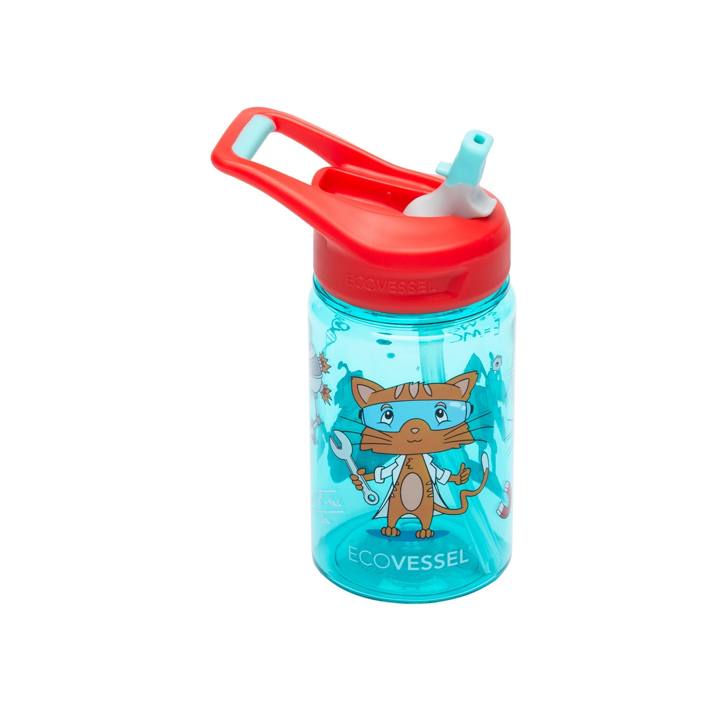 The Splash - 12 oz Kids Bottle with Straw Top