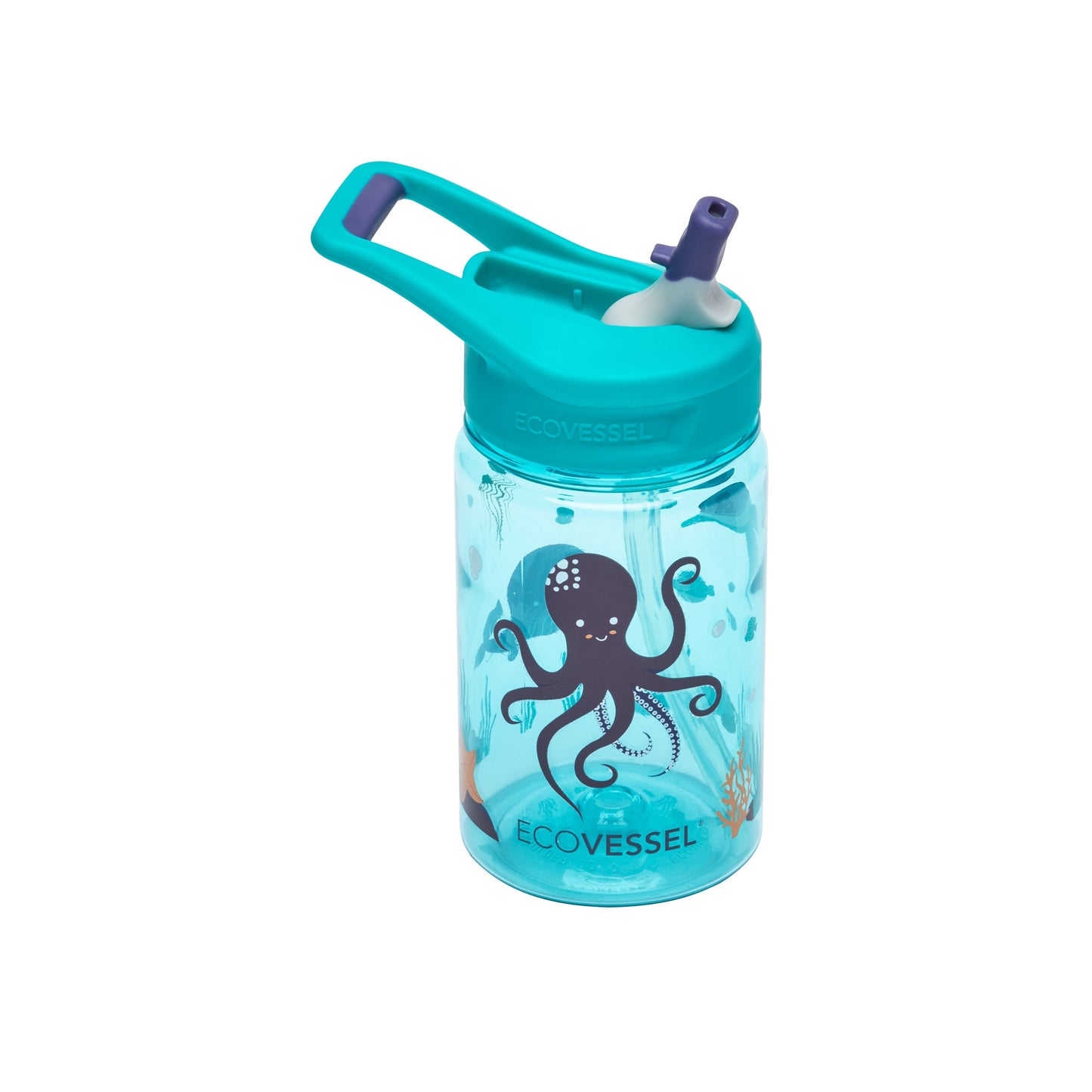 The Splash - 12 oz Kids Bottle with Straw Top