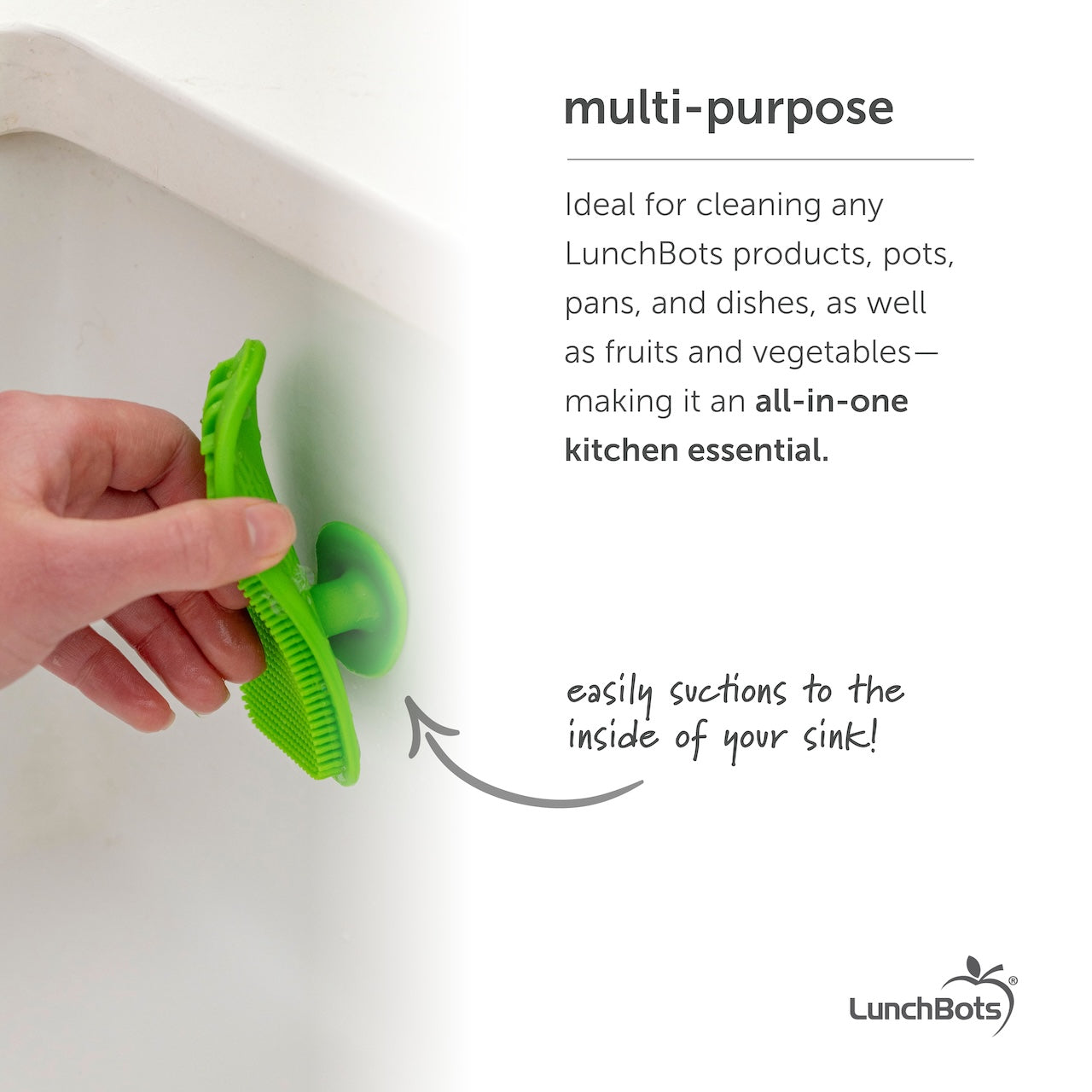 Platinum Silicone Food Scrubber
