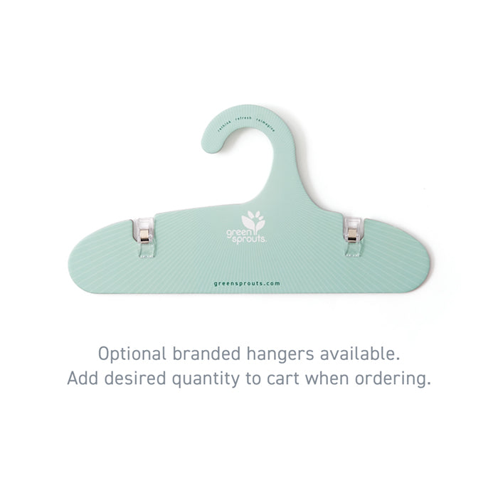 Green Sprouts Paperboard Hanger with Clips