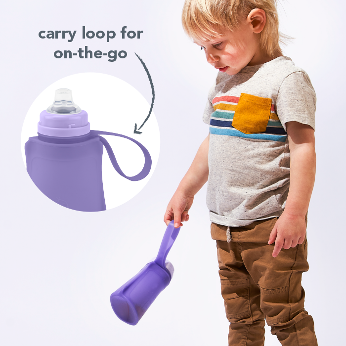 Sprout Ware Sip & Straw Pocket made from Silicone and Plants (8 oz.)