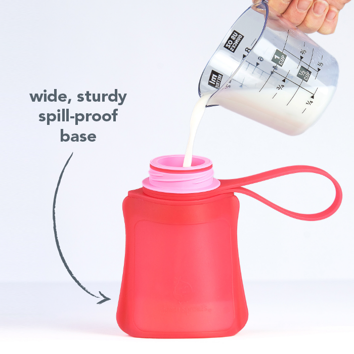 Sprout Ware Sip & Straw Pocket made from Silicone and Plants (8 oz.)