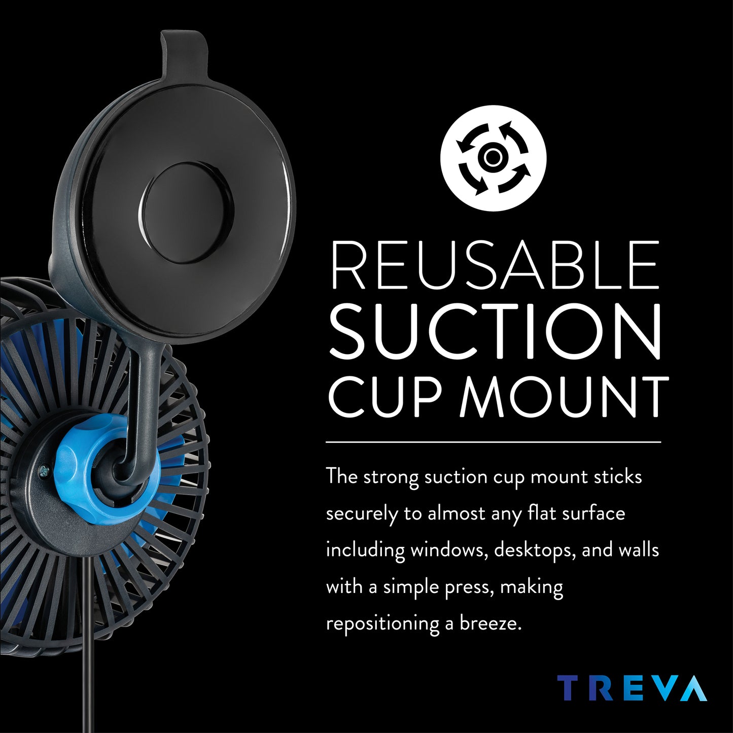3.5" SUCTION CUP FAN