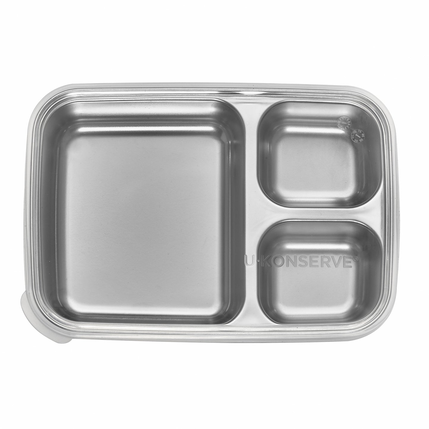 Divided Rectangle Container - 24 oz (3 compartment)
