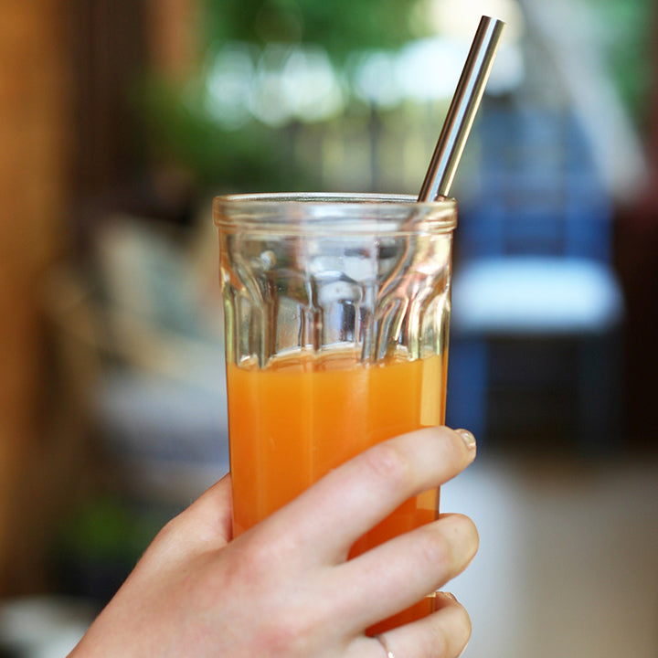 Stainless Steel Straw + Straw Brush