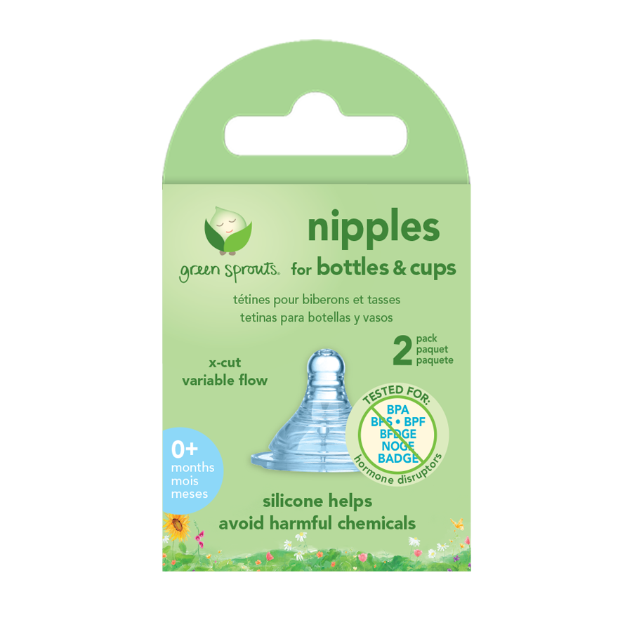 Nipples for Bottles and Cups (2 pack)