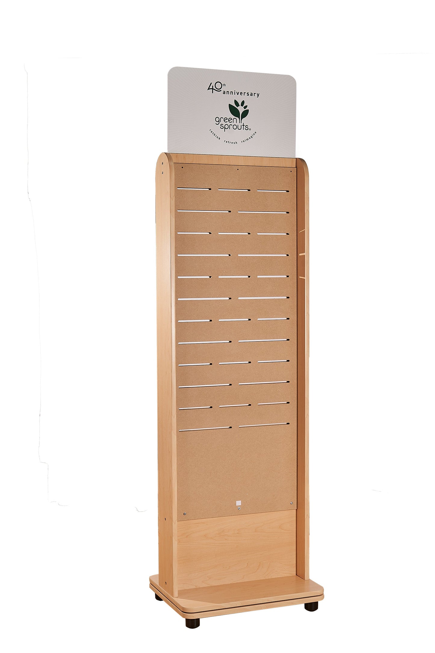 Two-sided Rotating Floor Display