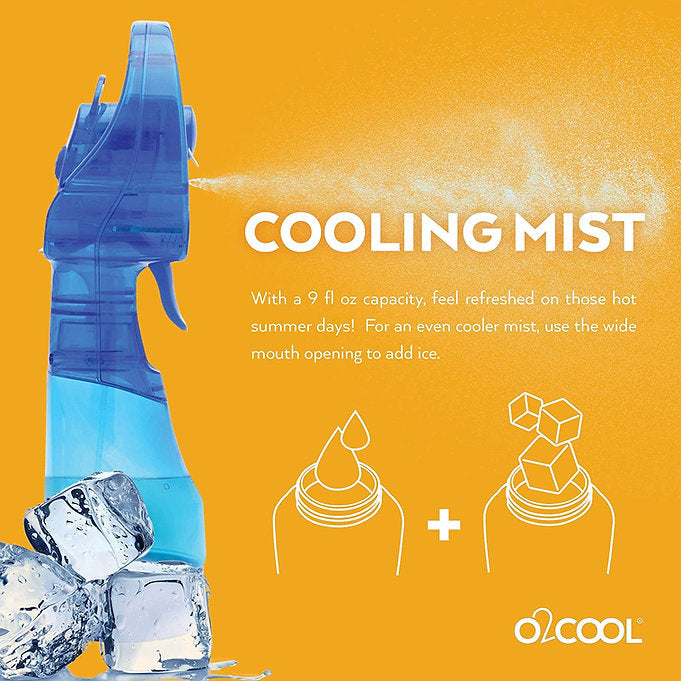 O2COOL DELUXE MISTING FAN ASSORTMENT WITH BATTERIES