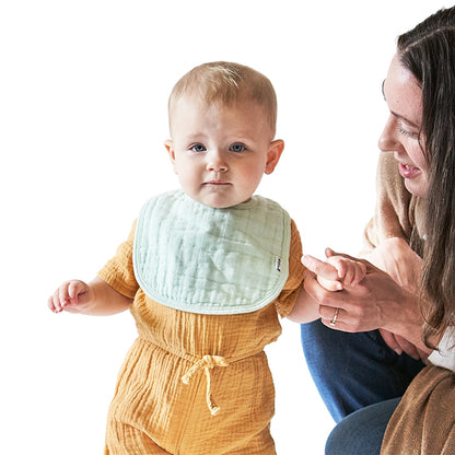Muslin Bibs made from Organic Cotton (2 pack)