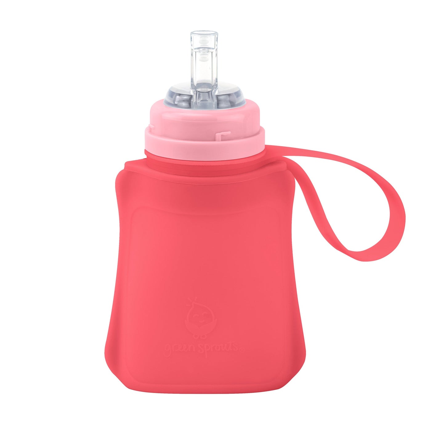 Sprout Ware Sip & Straw Pocket made from Silicone and Plants (8 oz.)