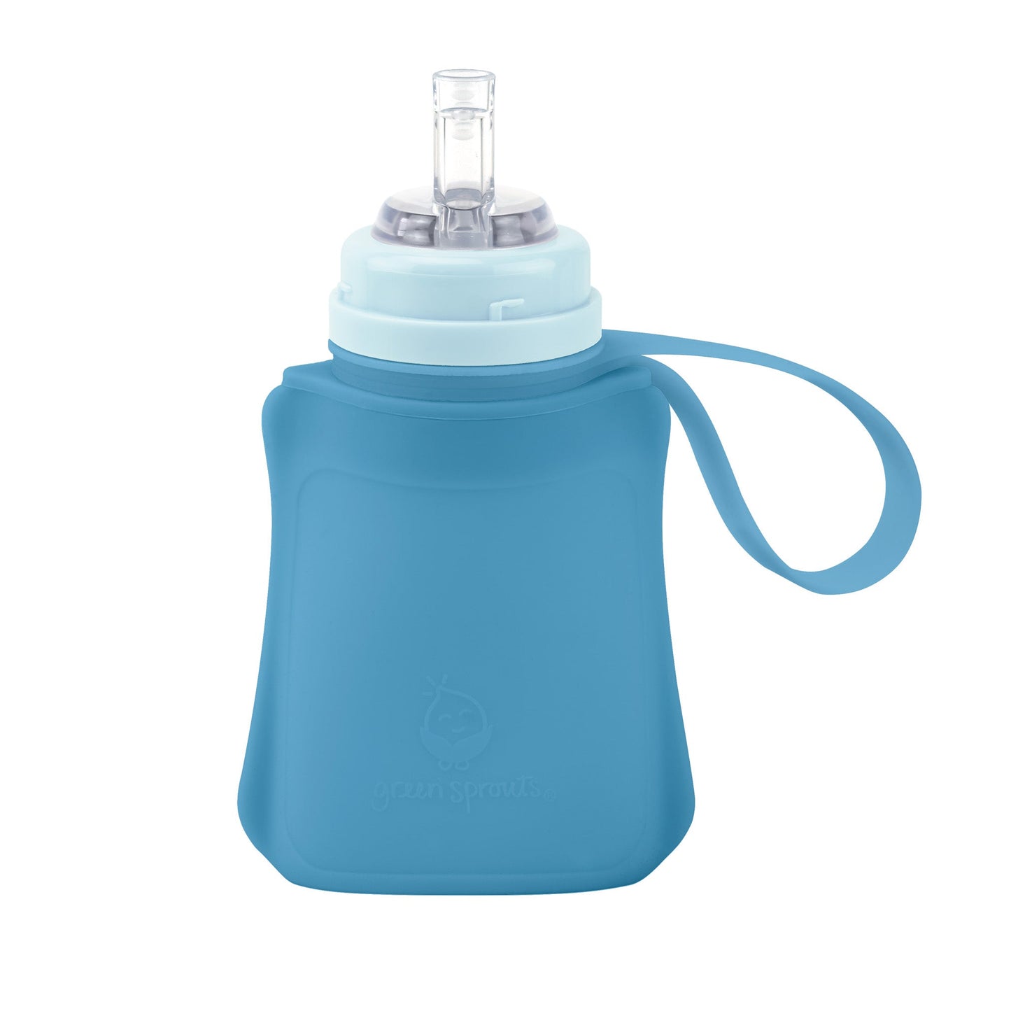 Sprout Ware Sip & Straw Pocket made from Silicone and Plants (8 oz.)