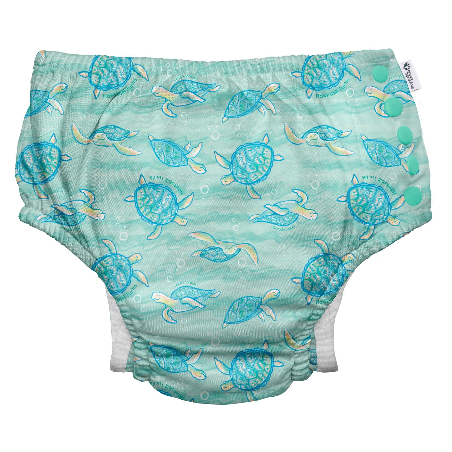 Eco Snap Swim Diaper with Gusset (Biodiversity Collection)