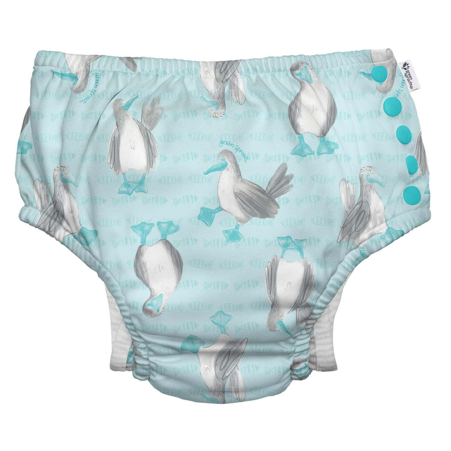 Eco Snap Swim Diaper with Gusset (Biodiversity Collection)