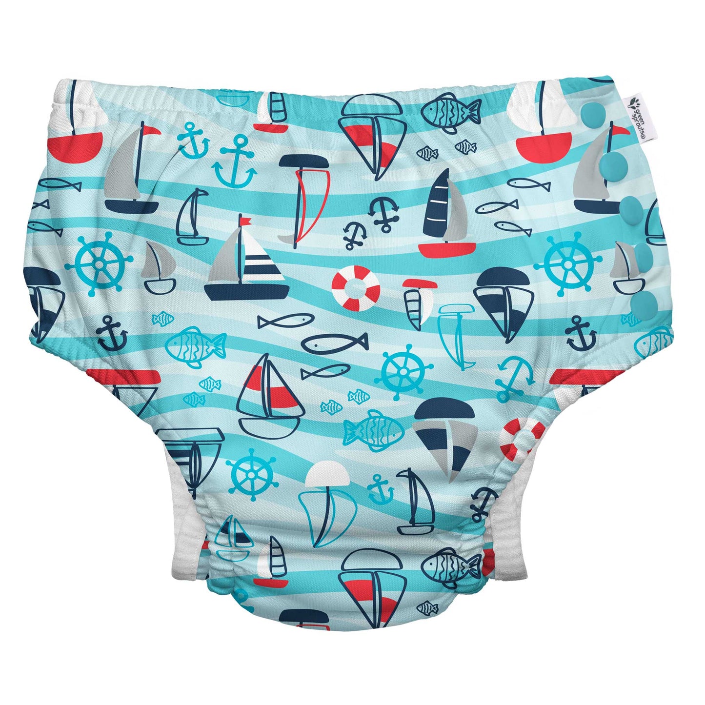 Eco Snap Swim Diaper with Gusset (Past Season Prints)