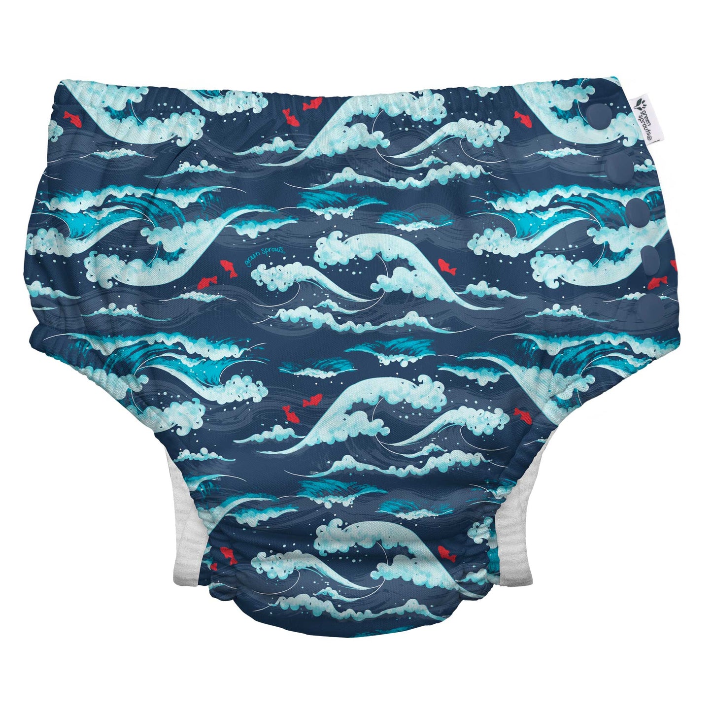 Eco Snap Swim Diaper with Gusset (Past Season Prints)