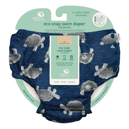 Eco Snap Swim Diaper with Gusset (Biodiversity Collection)