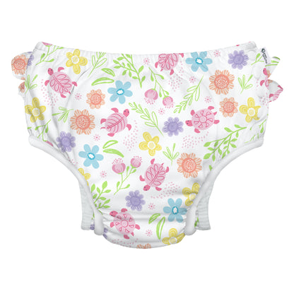 Eco Snap Ruffled Swim Diaper with Gussets - Past Season