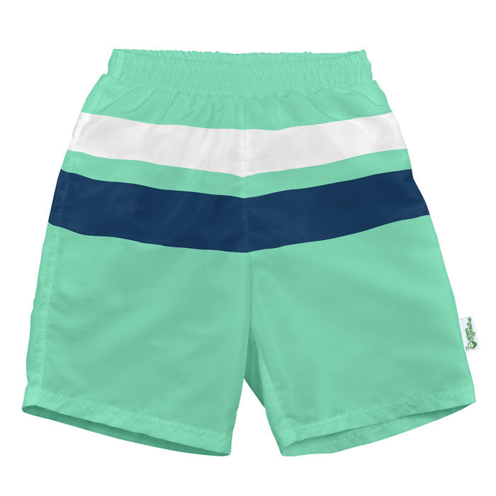 6MO & 12MO ONLY Eco Swim Trunks with Built-in Swim Diaper - Past Season