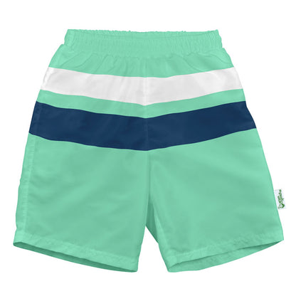6MO & 12MO ONLY Eco Swim Trunks with Built-in Swim Diaper - Past Season