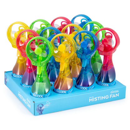 DELUXE MISTING FAN - Assorted Ombre Colors