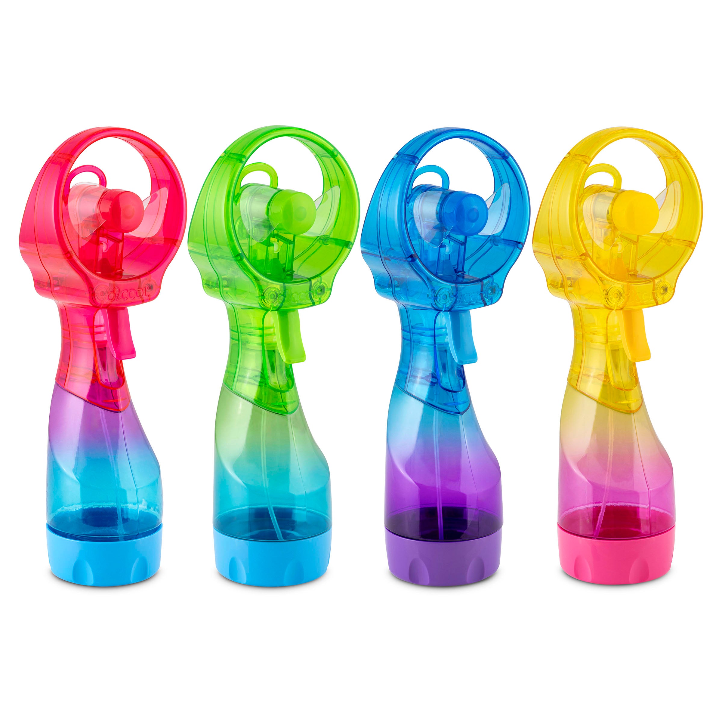 O2c Color Pack DELUXE MISTING FAN - Assorted Ombre Colors with Batteries – O2C Brands B2B