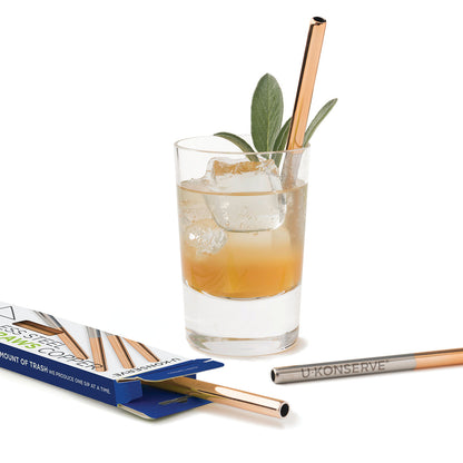 Stainless Steel Mini Straws (Set of 4)