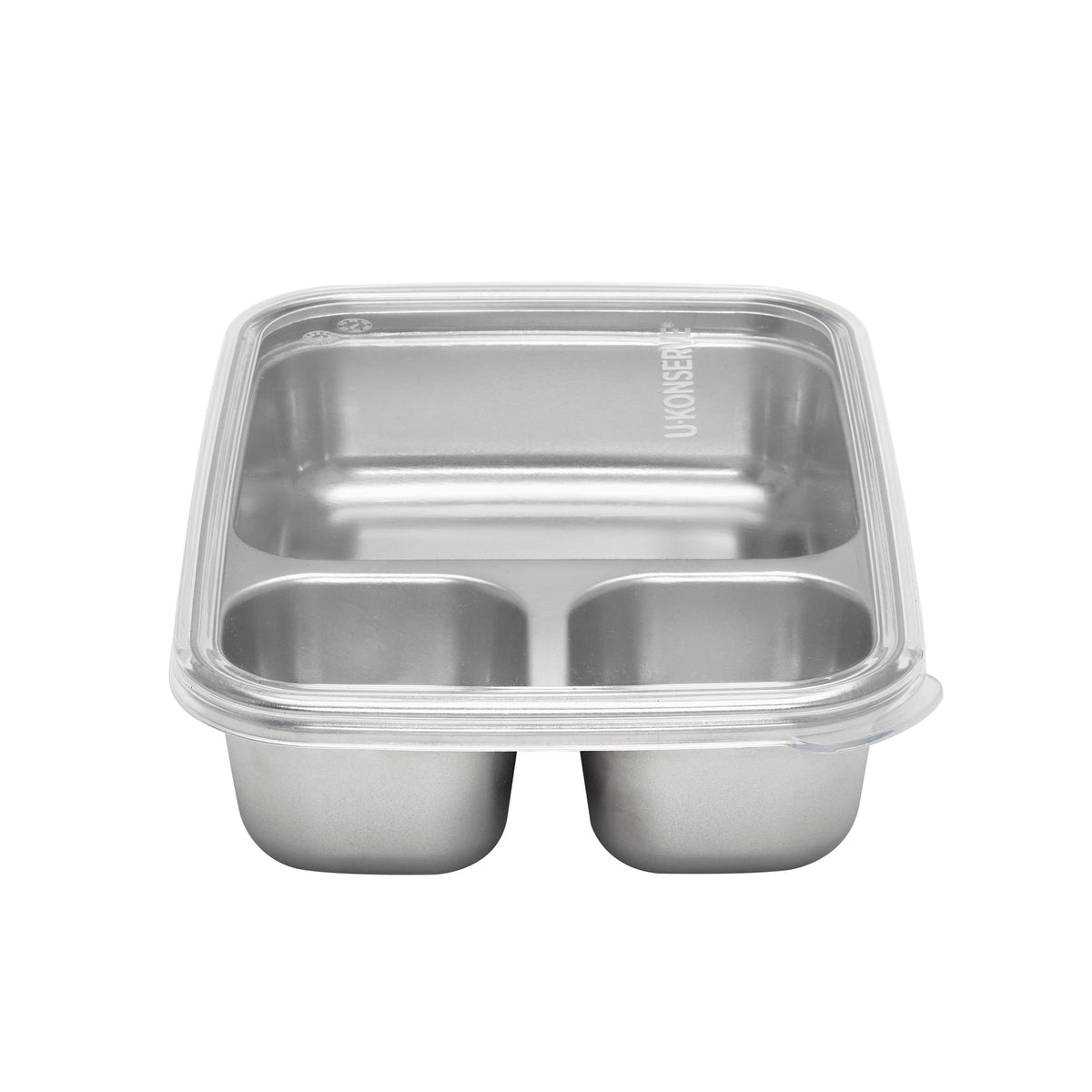 Divided Rectangle Container - 24 oz (3 compartment)