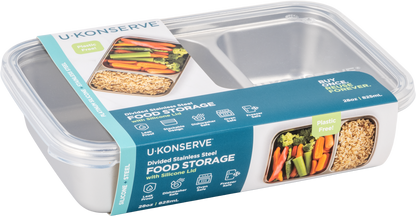 Divided Rectangle - 28 oz (2 compartment)