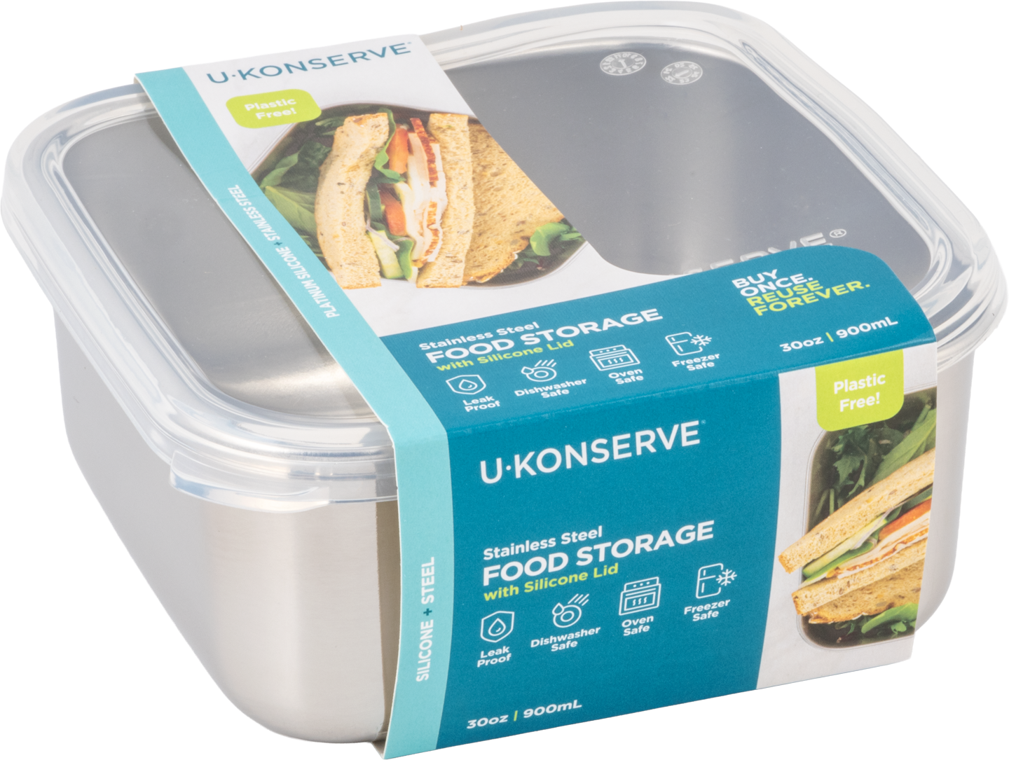 Square To-Go Food-Storage Container