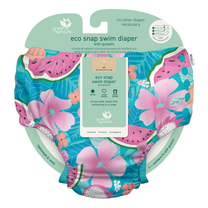 Assorted Girl Prints 2023 Eco Snap Swim Diaper with Gussets