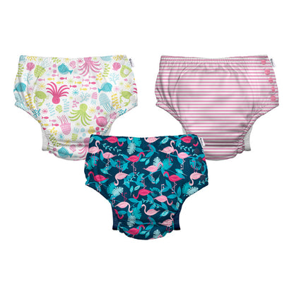 Assorted Girl Prints 2023 Eco Snap Swim Diaper with Gussets